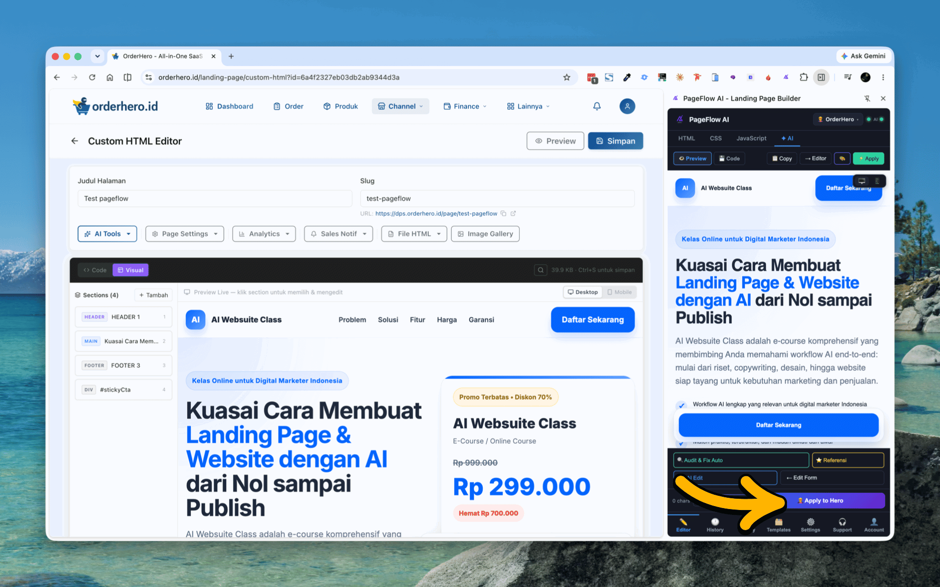 OrderHero Landing Page Demo